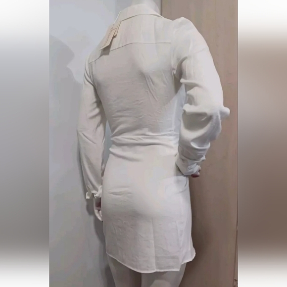 Choosy White Dress Size 0. - Picture 5 of 10